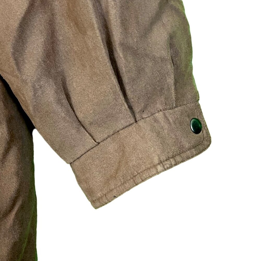 Bromley Womens Brown Moleskin Parka Coat Genuine Racoon Fur Hood Size 3X - Picture 3 of 16